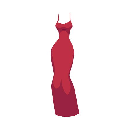 Red Evening Dresses Clip Art